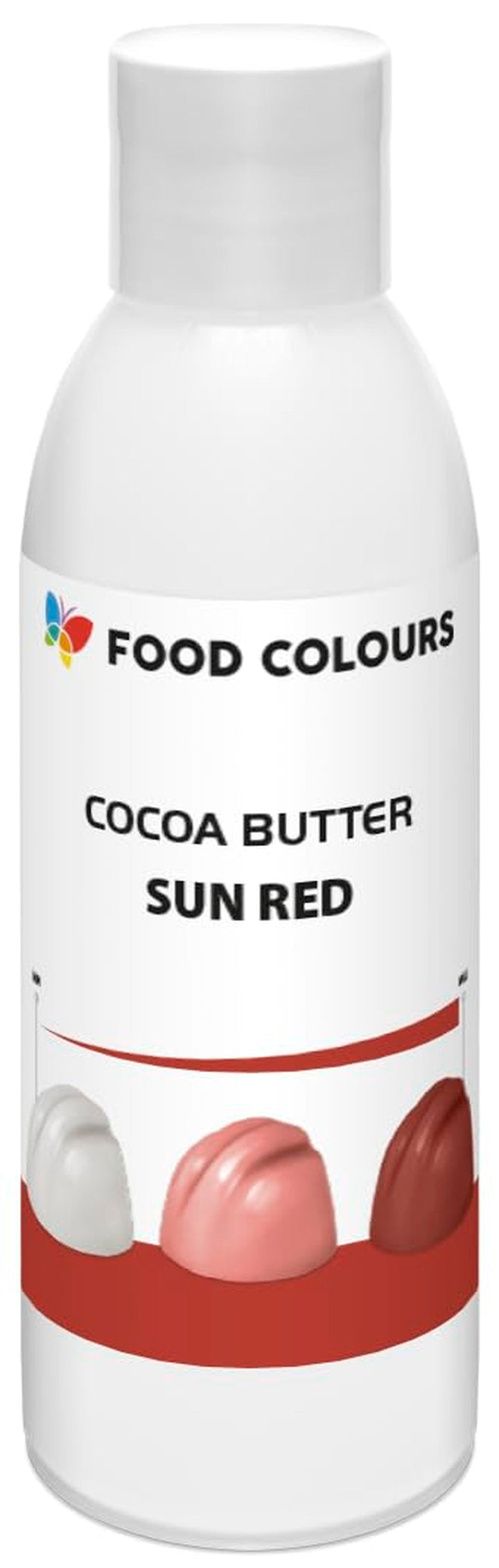 Food Colors Cocoa Butter SUN RED 100 G Kakaobutterbasierte Lebensmittelfarbe Für Schokolade, Pralinen, Fette Massen Und Cremes Coloranti Alimentari Naty Shop Default Title