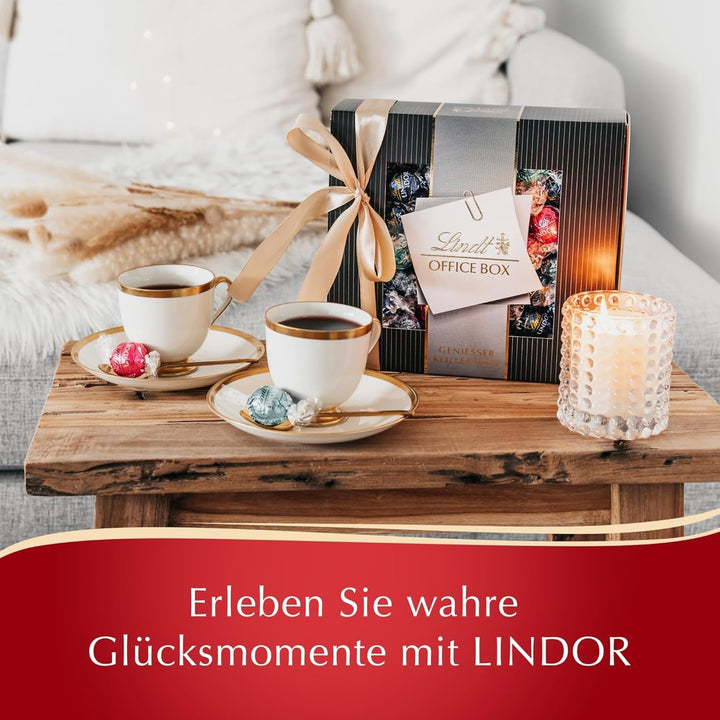 Lindt Chocolate LINDOR Home Office Box, diverse cantitati si modele Bomboane de Ciocolata Naty Shop