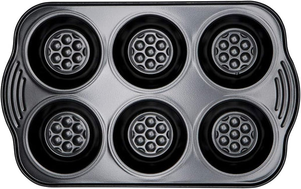 Prestige 48227 Aerolift Muffin Zinn, Carbon Steel, Schwarz Matrite si tavi pentru copt Naty Shop 6 Er Muffinblech