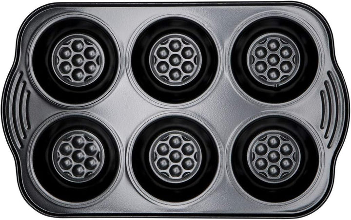 Prestige 48227 Aerolift Muffin Zinn, Carbon Steel, Schwarz Matrite si tavi pentru copt Naty Shop 6 Er Muffinblech