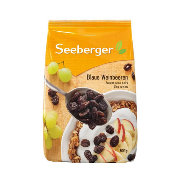 Seeberger, Stafide suculente-dulci de struguri Thompson fără semințe, 8 x 500 grame Produse deshidratate Naty Shop 8 x 500 grame