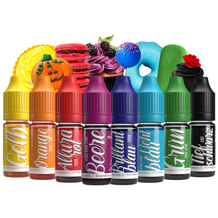 Belissia, coloranti alimentari lichizi, diverse cantitati si culori Coloranti Alimentari Naty Shop Starter Set