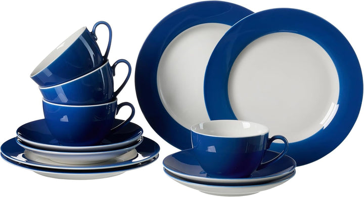 Ritzenhoff & Breker Kombiset Doppio, 24-Teilig, Grau Seturi vesela masa Naty Shop Blau Kaffeeservice
