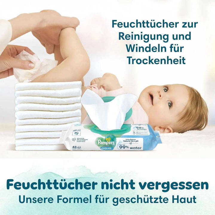 Pampers Baby scutece mărimea 5 (11-16kg) Harmony, Protecție delicată a pielii și ingrediente pe bază de plante, 152 buc. Mama si Copilul Naty Shop