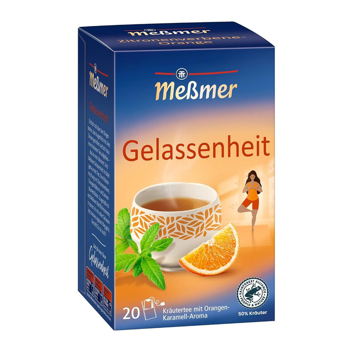 Meßmer MATCHA SPIRIT | Ceai verde cu matcha | 20 pliculețe de ceai | Vegan | Fără gluten | Fără lactoză