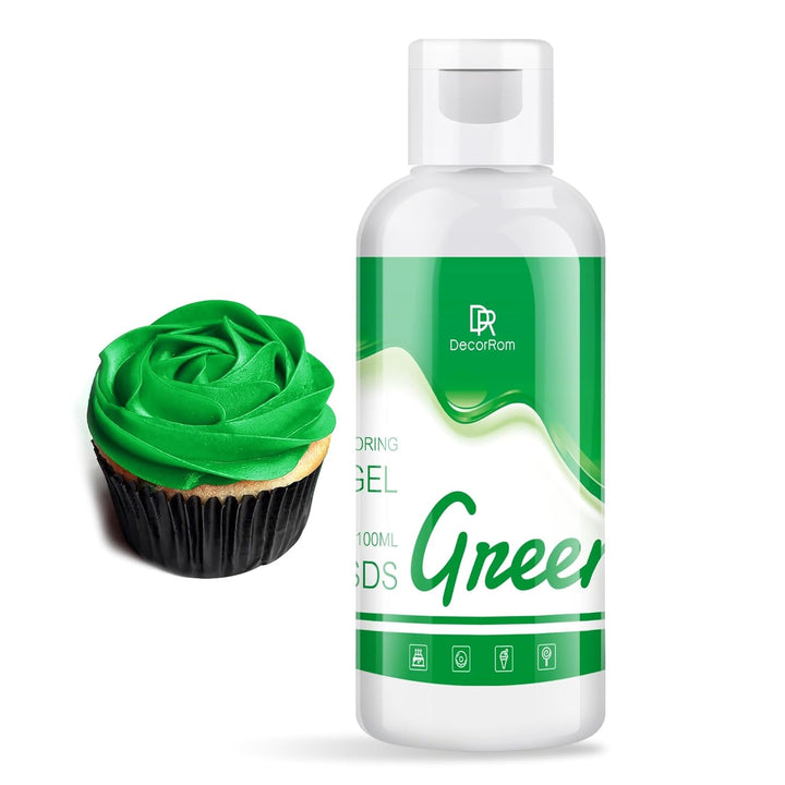 DecorRom, coloranti alimentari gel, 100 ml Coloranti Alimentari Naty Shop Verde