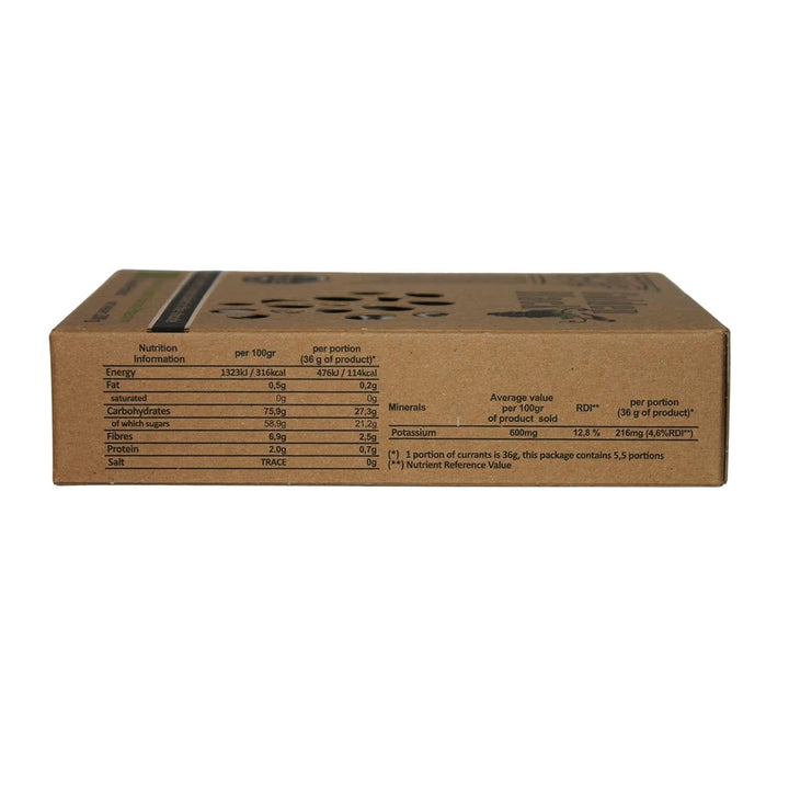 Stafide negre ecologice grecești - coacăze, pachet de 3 x 200 grame Produse deshidratate Naty Shop
