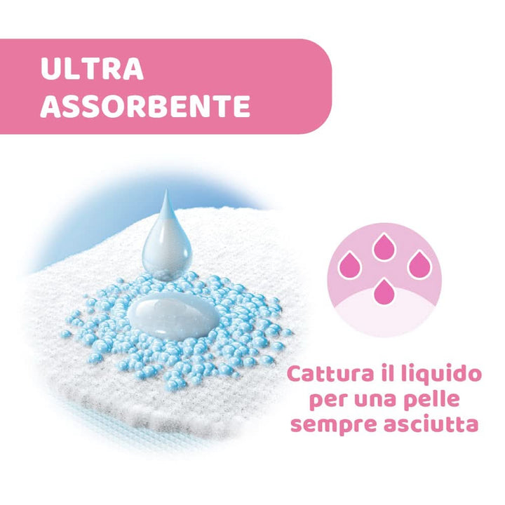 Chicco Acterielle tampoane de alăptare Natural Feeling, 30 bucăți Accesorii Hrana si Alaptare Bebe Naty Shop