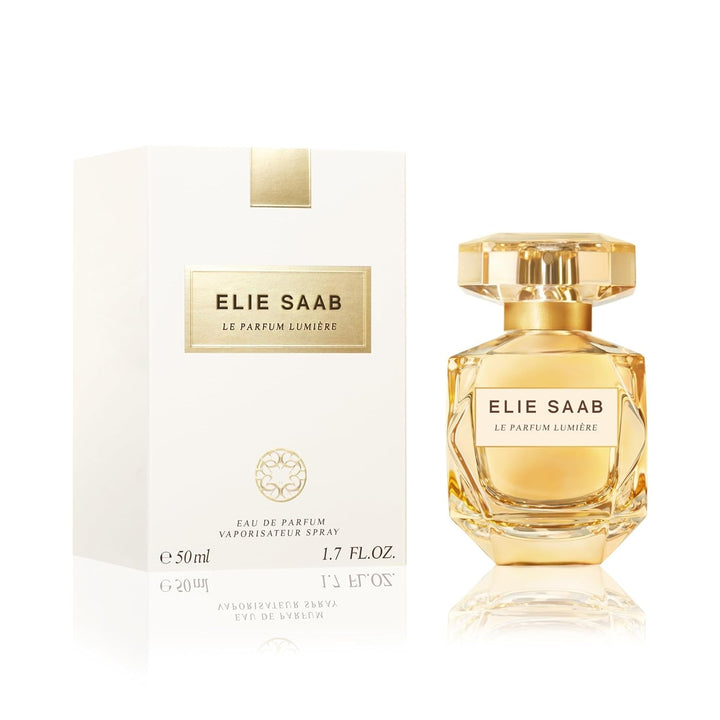 Elie Saab Le Parfum Lumière 30 ml – Apă de parfum pentru femei – Parfum floral lemnos – Note uimitoare de ylang ylang, iasomie și lemn de chihlimbar – Sticlă transparentă