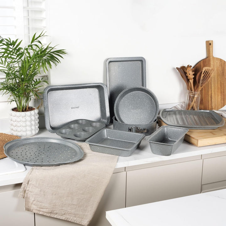 Salter, tavi de copt, diverse forme si marimi, gri Matrite si tavi pentru copt Naty Shop
