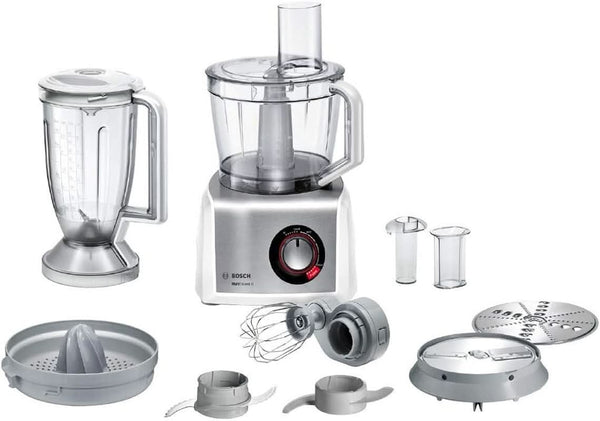 MC812S820 Multitalent 8/1.250 Watt / 3.9 Liter/Multizubehör, Weiß/Edelstahl Mama si Copilul Naty Shop