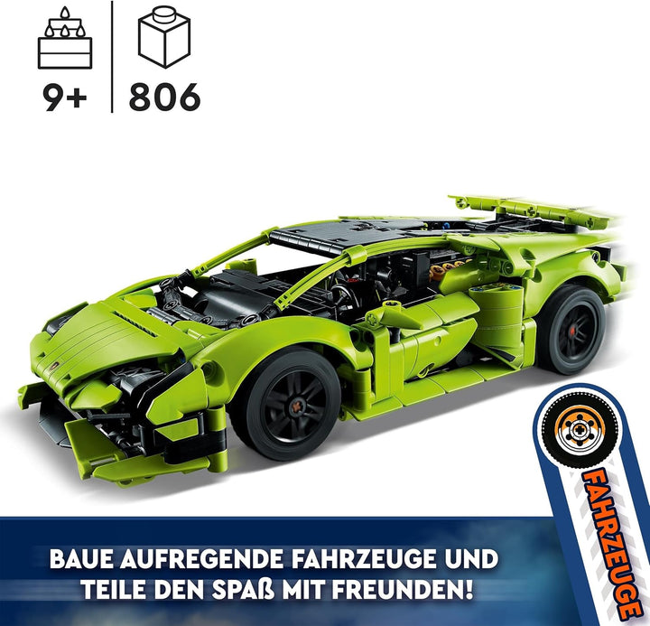 LEGO 42161 Technic Lamborghini Huracán Tecnica kit model de mașină de jucărie, set de construcție pentru mașini de curse pentru copii, băieți, fete și fani ai sporturilor cu motor, cadou de colecționat Seturi de constructie Besuche den LEGO-Store