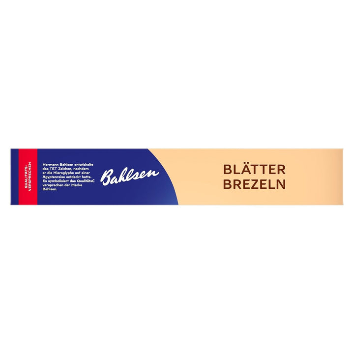 Covrigei foietaj Bahlsen - Pachet de 12 - Foietaj caramelizat în formă de covrig (12 x 100g)