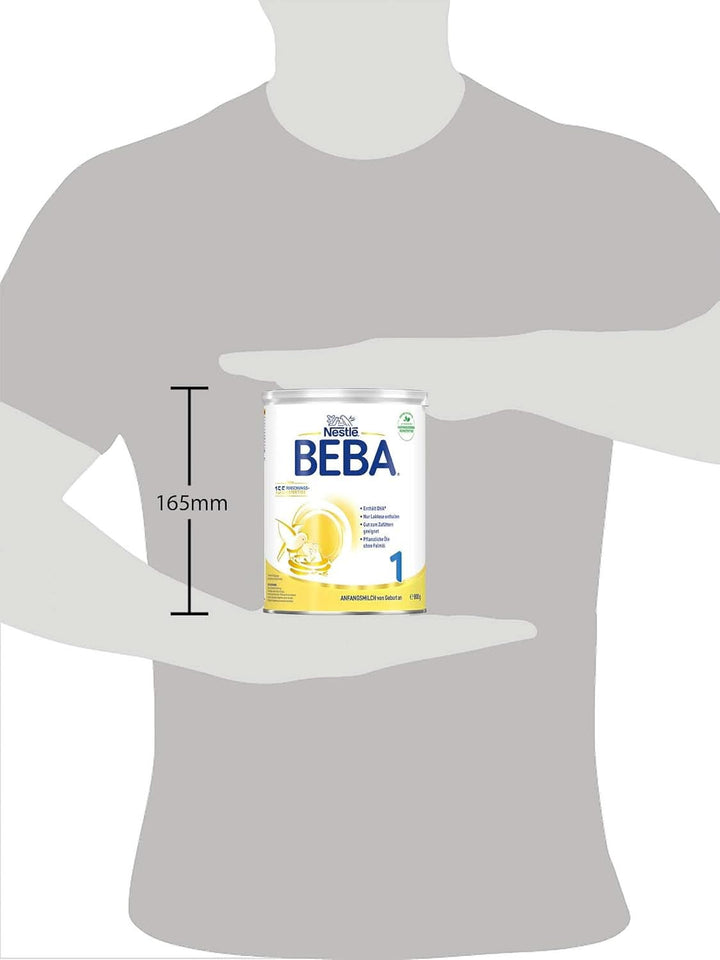 BEBA 1 lapte initial de la nastere, doar lactoza, fara ulei de palmier, pachet 3 (3 x 800 g) Mama si Copilul Naty Shop
