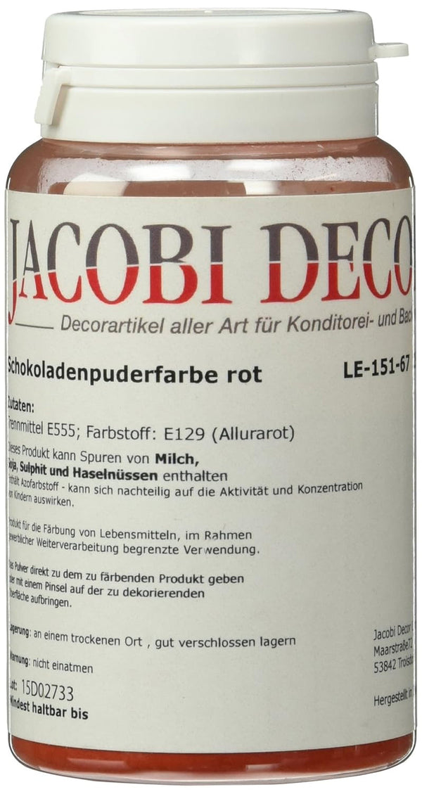 Cake Company, colorant alimentar liposolubil, pudra, rosu, 25 grame Coloranti Alimentari Naty Shop Default Title