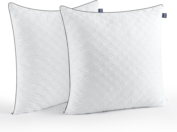 Pernă Bedstory 40X80Cm Set de 2 perne, pernă de dormit din microfibră 2X950G, pernă de pat respirabilă și lavabilă, ideală pentru un somn odihnitor profund, certificată Oeko-Tex Perne standard Naty Shop 2.0 Alb Negru 80X80