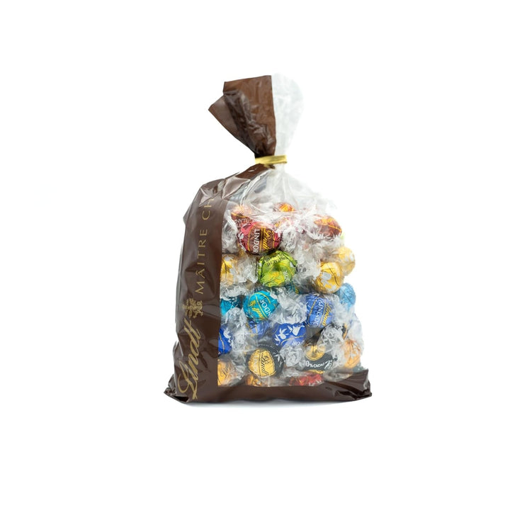 Lindt Chocolate LINDOR Mixture, 1371 grame Bomboane de Ciocolata Naty Shop Mixtura Double Choc + Classic