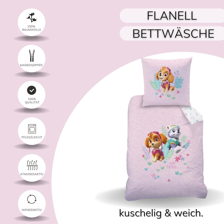 Lenjerie de pat, Patrula Catelusilor (Paw Patrol), 100% bumbac Lenjerie de pat - copii Naty Shop