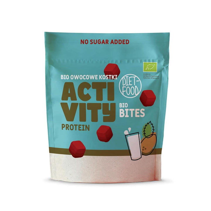Cuburi de fructe organice, 100% fructe, 120 grame Produse deshidratate Naty Shop Activity