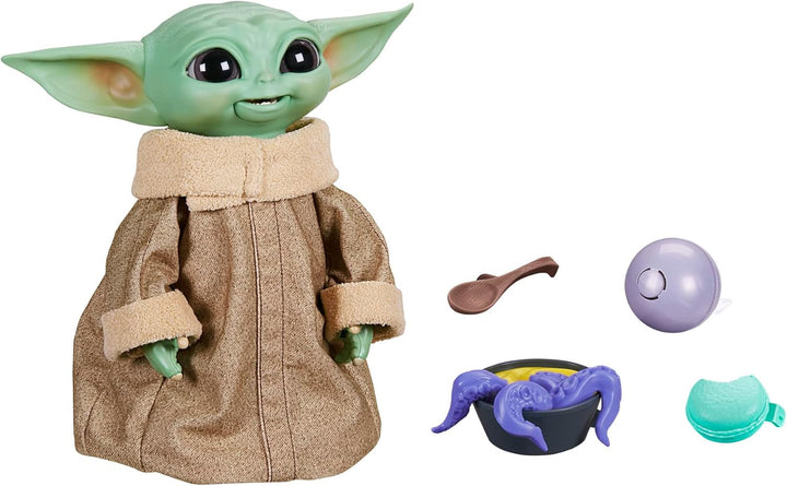 Star Wars Hasbro Gaming the Child Electronic Edition cu peste 25 de combinații de sunet și mișcare, jucăria Mandalorian Action figures Naty Shop Singur Grogu - Baby Yoda