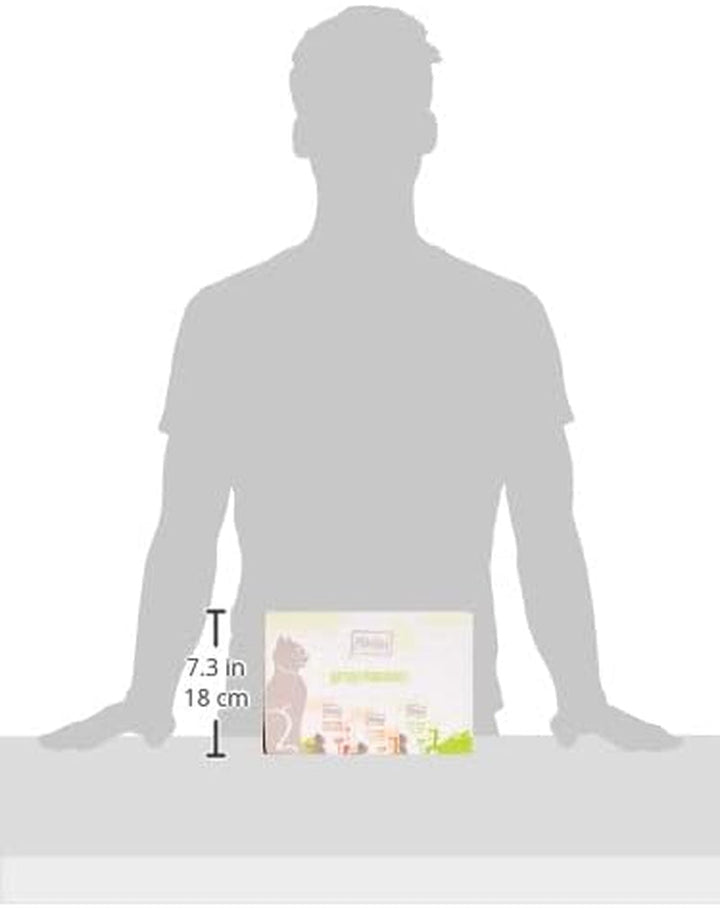 Mjamjam - Hrană umedă premium pentru pisici - Mixpack I - pui, vită, inimi, pachet de 12 (12 X 125 G), fără cereale cu extra carne