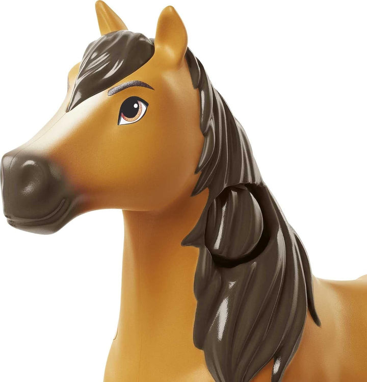 Dreamworks Spirit GXF95 - Set de aventură de călărie cu păpușă Lucky (17,78 cm) și cal Spirit (20,32 cm), jucării pentru vârsta de 3+ Papusi Naty Shop