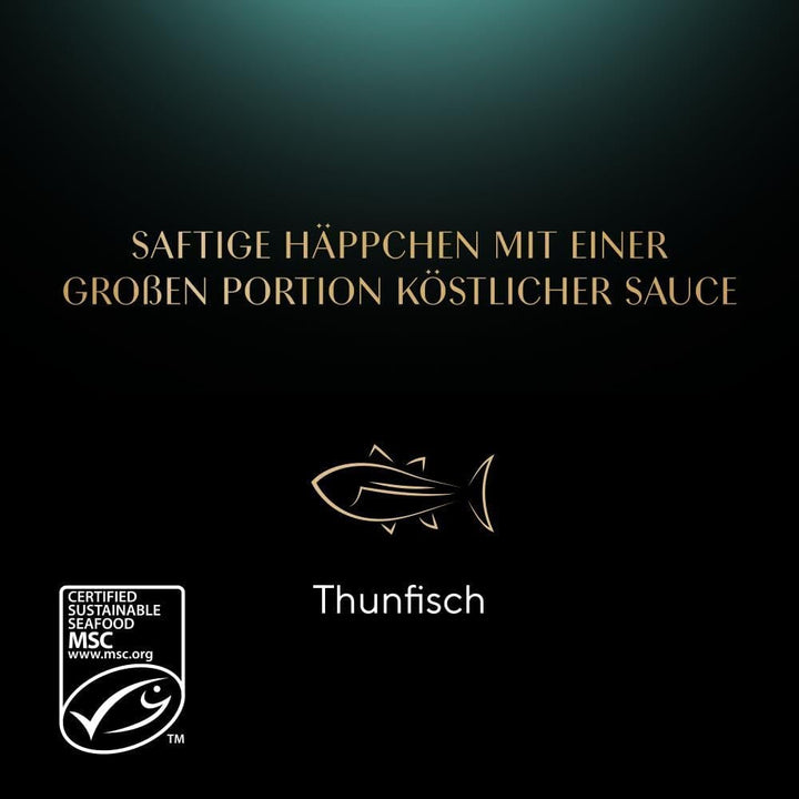 Sheba Sauce Collection Sauce Lover hrană umedă pentru pisici în pungă porționată cu ton (MSC) 28X85G