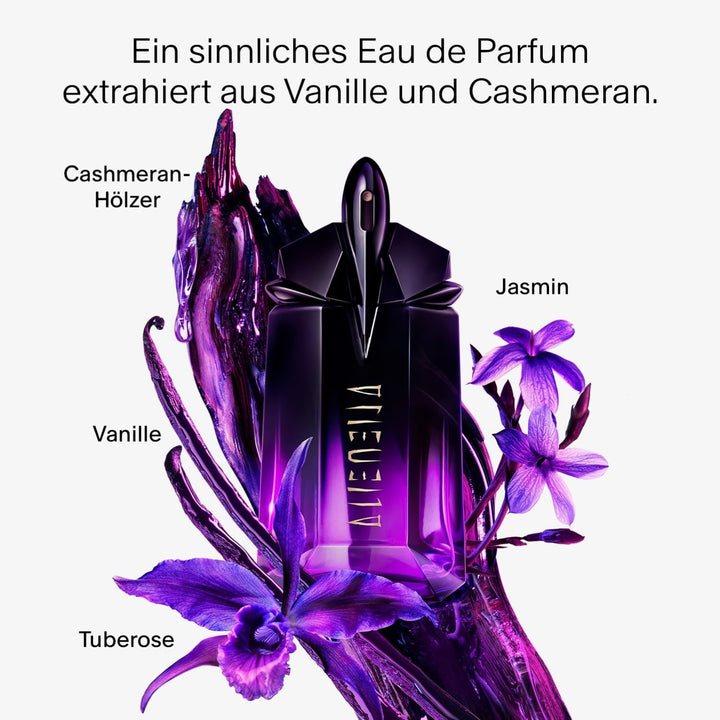MUGLER Alien Extraintense Eau De Parfum, Parfum pentru femei, Parfum floral, lemnos și vanilat, Extra-feminin și Extra-senzual