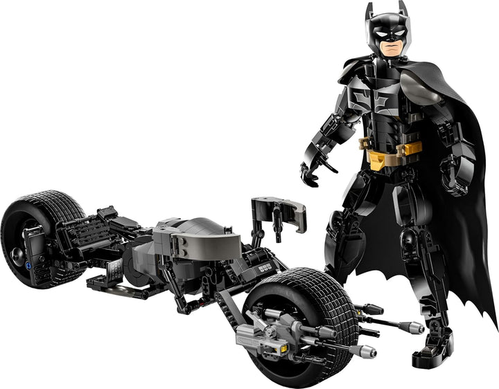 LEGO DC Batman: Batman figurină de construcție cu Batpod, jucărie pentru filmele cu supereroul, set de joacă de aventură pentru copii, cadou pentru băieți și fete 76273 Seturi de constructie Besuche den LEGO-Store