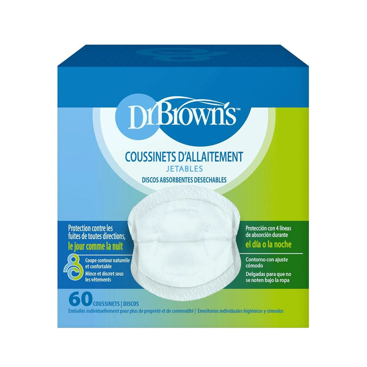 Discuri de unica folosinta, absorbante, negre, 60 bucati Accesorii Hrana si Alaptare Bebe Naty Shop