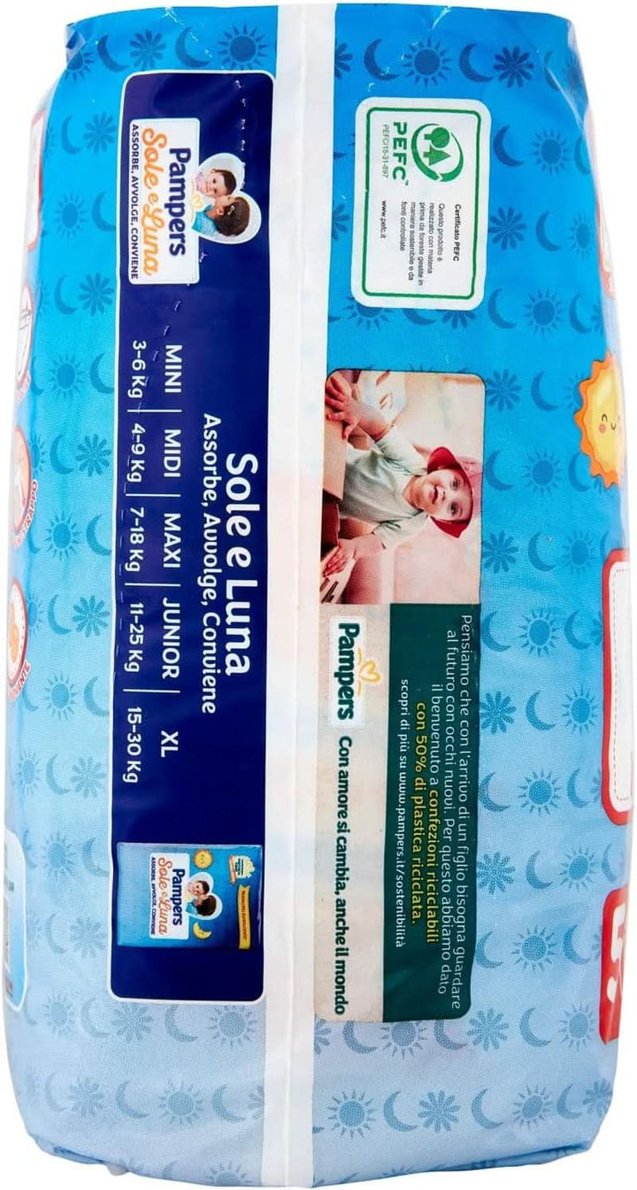 PAMPERS Sole & Luna Junior Neoprenanzug, 14 Stück Naty Shop
