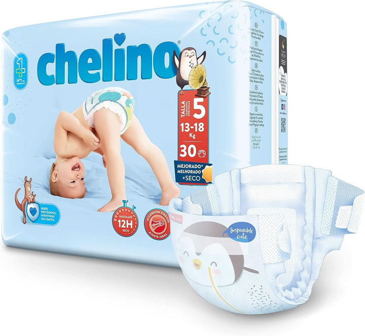 Scutece Indas Fashion & Love, Junior T 5 Pentru 13-18 kg, (30 bucăți) Mama si Copilul Naty Shop