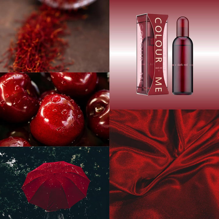 Milton-Lloyd Colour Me Dark Red Eau De Parfum - Parfum de lux pentru bărbați și femei, 100 ml, parfum de lungă durată