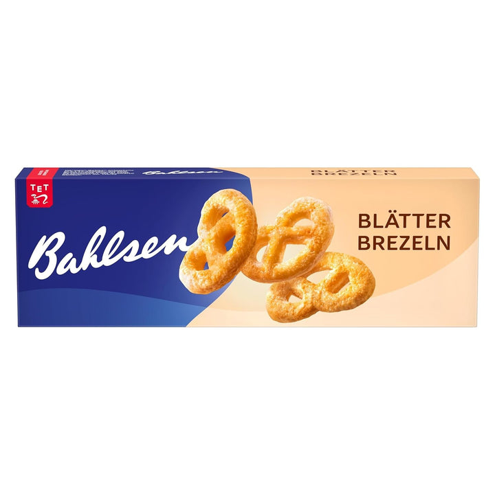 Covrigei foietaj Bahlsen - Pachet de 12 - Foietaj caramelizat în formă de covrig (12 x 100g)
