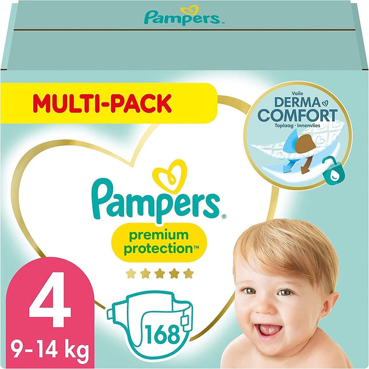 Pampers Baby Nappies mărimea 4, Premium Protection, Nappies, 174 buc. , 9Kg - 14Kg Mama si Copilul Naty Shop 4 (168 buc) Alt