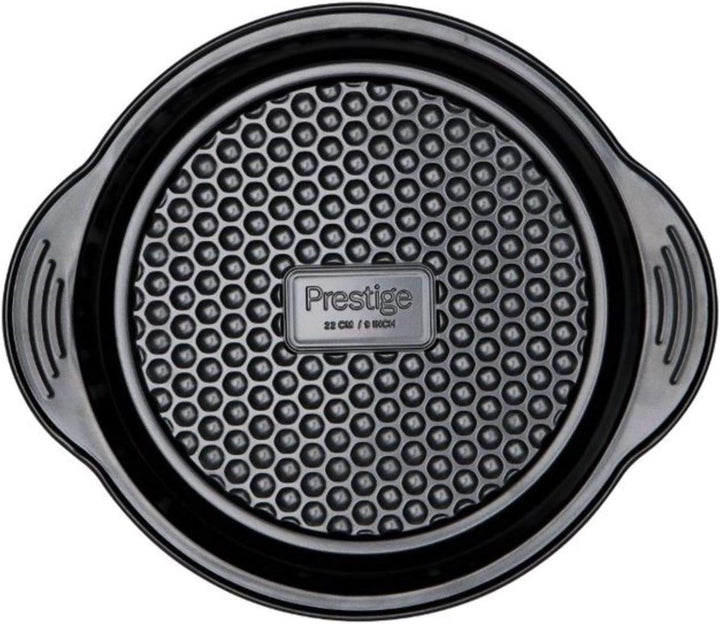 Prestige 48227 Aerolift Muffin Zinn, Carbon Steel, Schwarz Matrite si tavi pentru copt Naty Shop 23Cm Rund Kuchenform