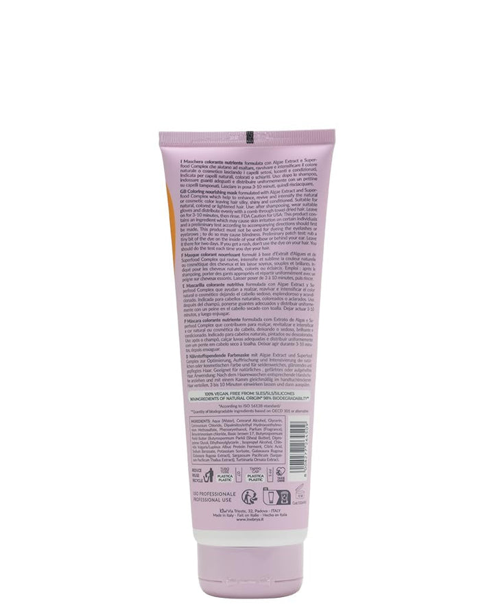 INEBRYA KROMASK mască colorată, hrănitoare, miere, 250 ml Masca de par Naty Shop