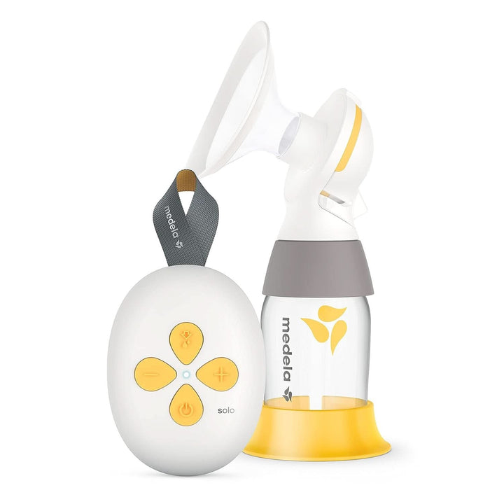 Pompă de sân fără mâini Medela Solo | Pompă de sân electrică compactă și intuitivă pentru pompare pe o singură față Accesorii Hrana si Alaptare Bebe Naty Shop Solo
