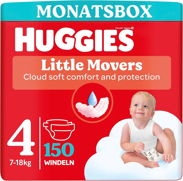 Scutece pentru bebeluși Huggies Ultra Comfort Disney, dimensiune 4 cutie lunară, 150 bucăți (3 x 50) Mama si Copilul Naty Shop Ultra Comfort Mărimea 4 (nou)