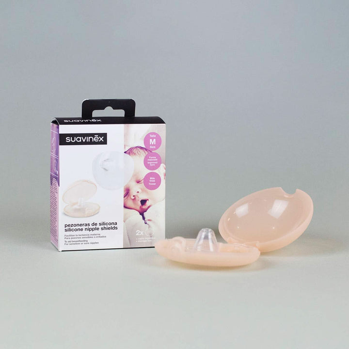 Suavinex Brustpolster Aus Silikon, Größe S, 2 Stück Accesorii Hrana si Alaptare Bebe Naty Shop