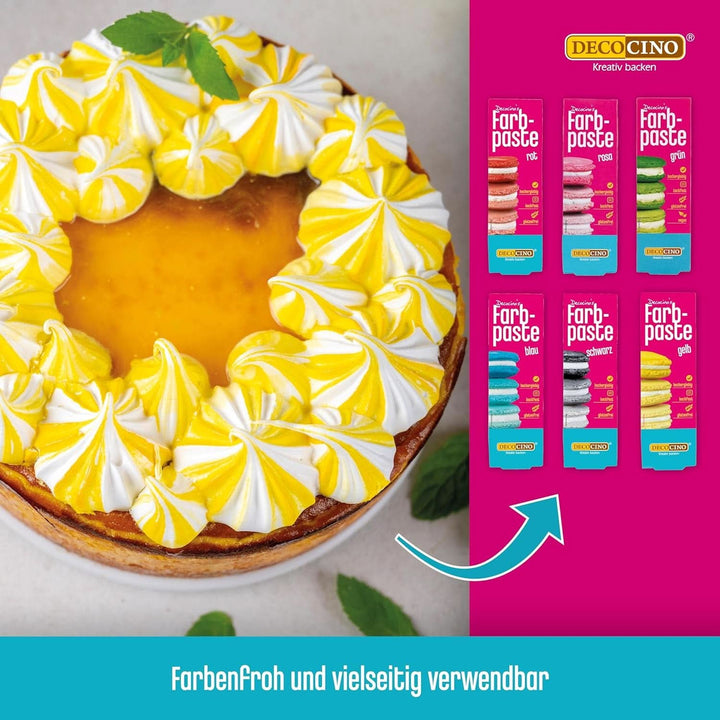 Decocino Colour Paste Set de 6 x 20 grame Coloranti Alimentari Naty Shop