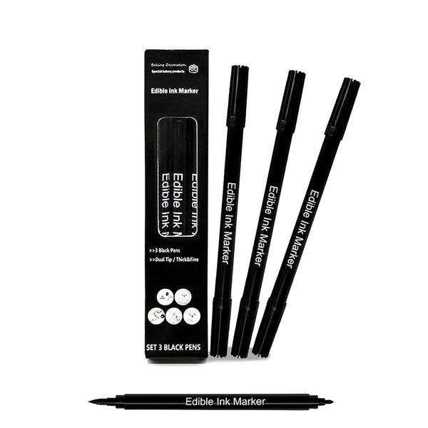 DOMI PRO, set 3 carioci alimentare, negru Coloranti Alimentari Naty Shop Default Title