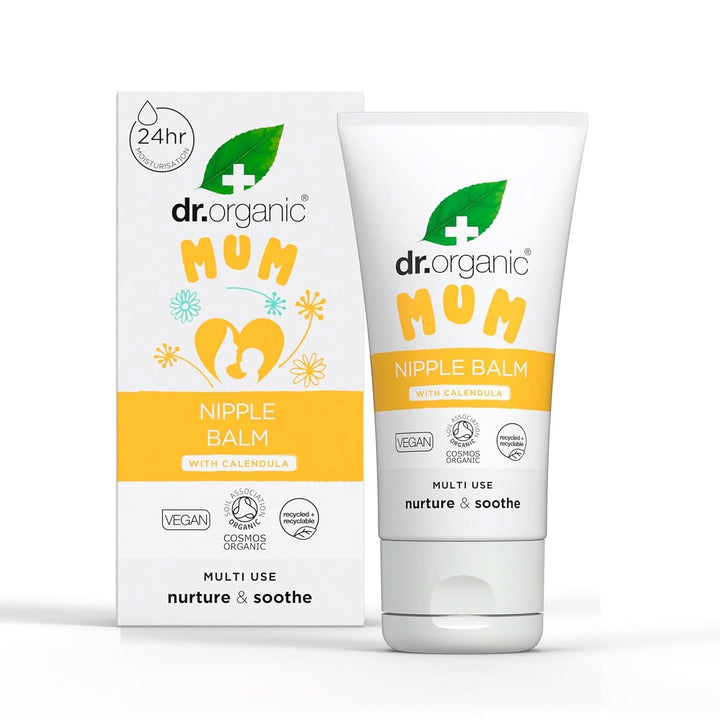 Balsam pentru sfarcuri Dr Organic cu Calendula, Lanolină, Alinare naturală, Pentru răni și sfârcuri crăpate, 30 ml Accesorii Hrana si Alaptare Bebe Naty Shop