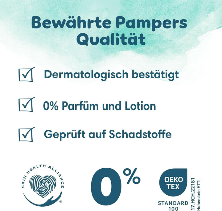 Pampers Baby scutece mărimea 5 (11-16kg) Harmony, Protecție delicată a pielii și ingrediente pe bază de plante, 152 buc. Mama si Copilul Naty Shop