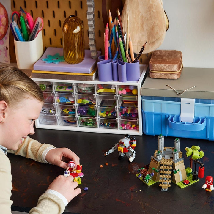 LEGO Sonic the Hedgehog Knuckles And The Shrine Of Master Emerald, jucărie de colecționat, cadou pentru gameri, set de construcție de aventură pentru băieți și fete de la 8 ani 76998 Seturi de constructie Besuche den LEGO-Store