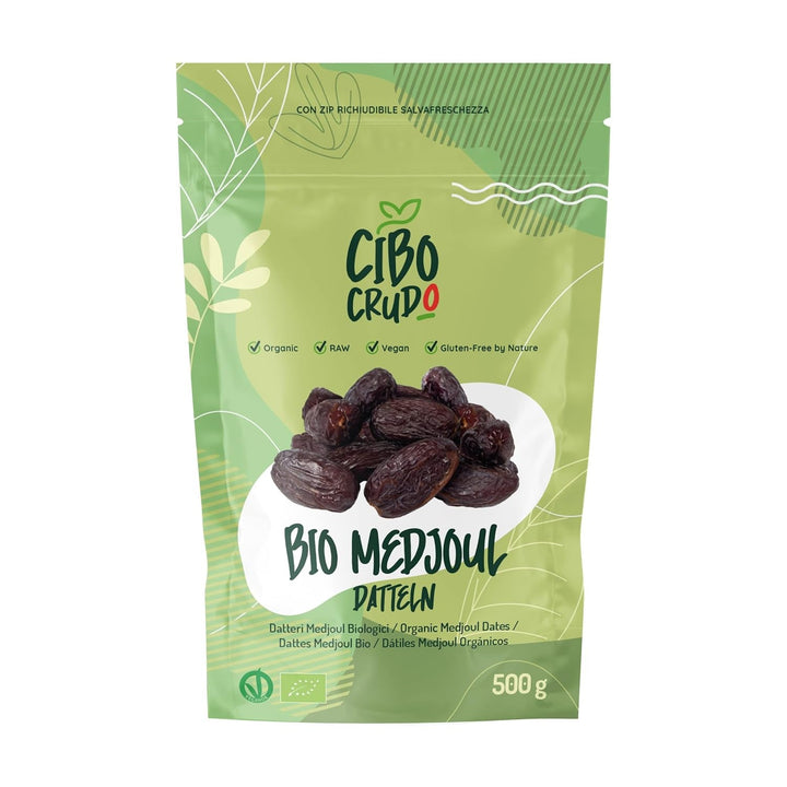 Curmale fără sâmburi Deglet Nour Bio - 500g. Curmale uscate Deglet Nour organice naturale. Curmale deshidratate. Produse deshidratate Naty Shop 500G Curmale Medjool