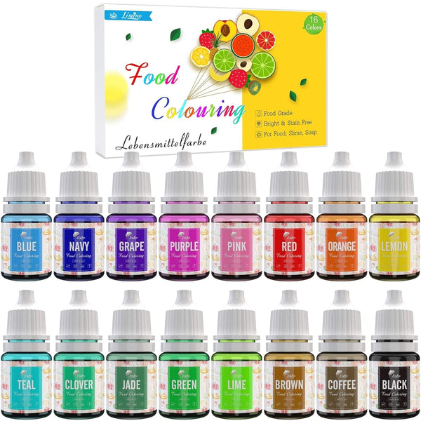 Set 16 coloranti alimentari lichizi, 16 x 6 ml Coloranti Alimentari Naty Shop Default Title