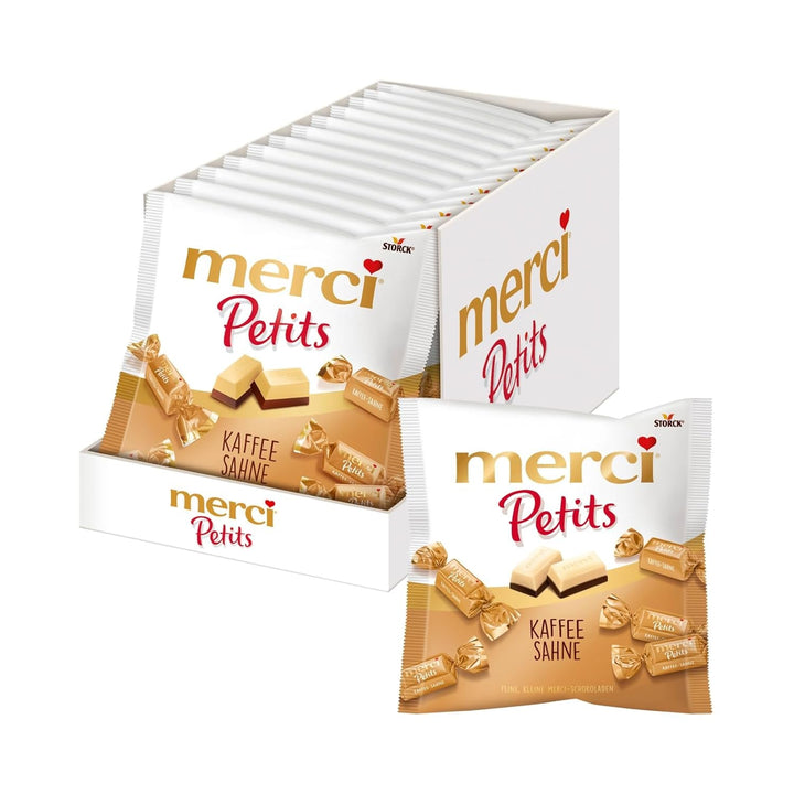Merci Petits Chocolate Collection - Mix de specialități de ciocolată Bomboane de Ciocolata Naty Shop 12 X 125G Crema de cafea