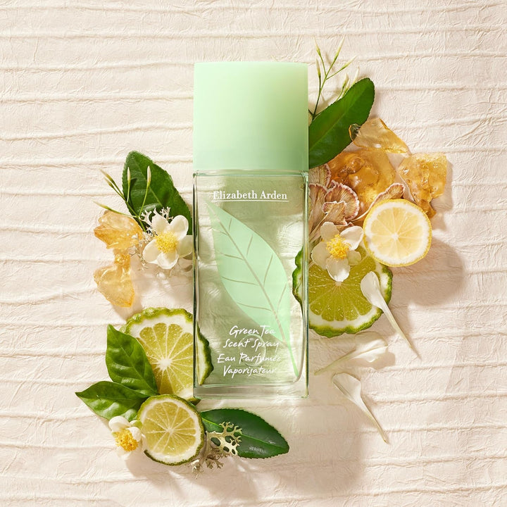 Elizabeth Arden - Ceai verde, Apă de parfum, Parfum cu esențe naturale precum ceai verde și bergamotă, Aromă răcoritoare, florală și citrică, Trezește simțurile, Revigorează - 100 ml