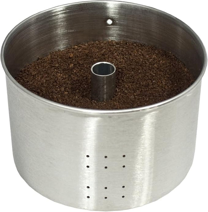 30-32000 Percolator, oțel inoxidabil, argintiu